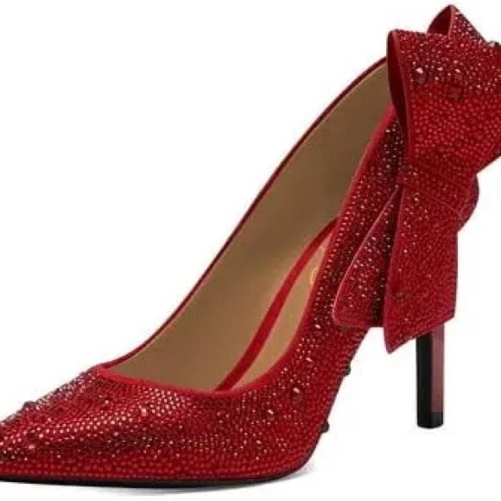 INC International Concepts Red Embellished Heels